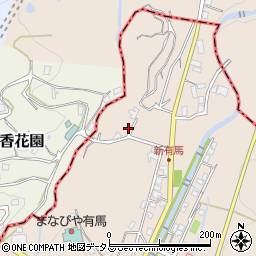兵庫県神戸市北区有馬町43周辺の地図