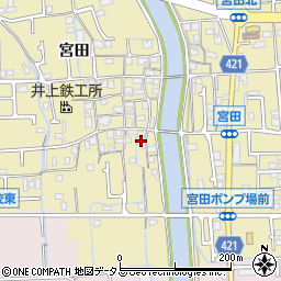 兵庫県姫路市勝原区宮田676周辺の地図