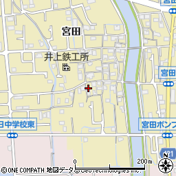 兵庫県姫路市勝原区宮田684周辺の地図