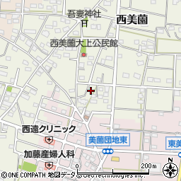 静岡県浜松市浜名区西美薗2184周辺の地図