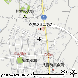 三重県津市芸濃町椋本901周辺の地図