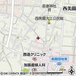 静岡県浜松市浜名区西美薗2119周辺の地図