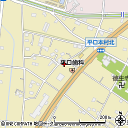 静岡県浜松市浜名区平口334周辺の地図