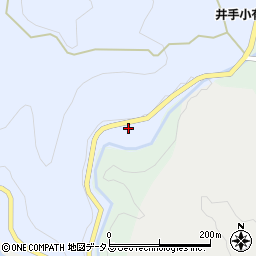 京都府綴喜郡井手町多賀片原山周辺の地図
