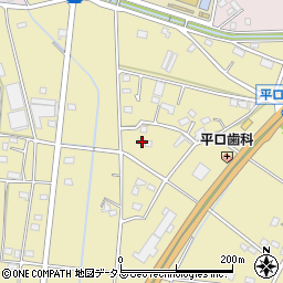 静岡県浜松市浜名区平口345周辺の地図