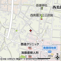 静岡県浜松市浜名区西美薗2055-26周辺の地図