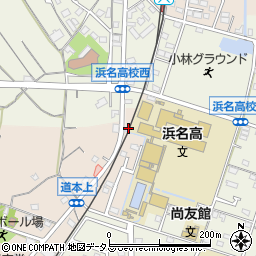静岡県浜松市浜名区道本291周辺の地図