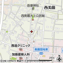 静岡県浜松市浜名区西美薗2190-3周辺の地図