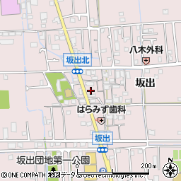 兵庫県姫路市網干区坂出205周辺の地図