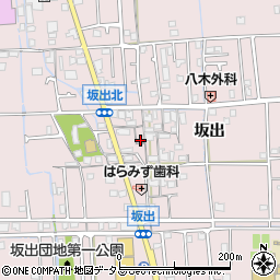 兵庫県姫路市網干区坂出199周辺の地図