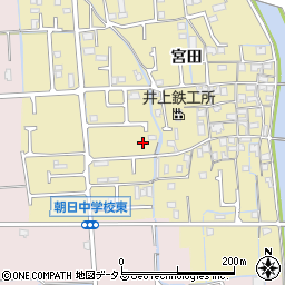 兵庫県姫路市勝原区宮田701周辺の地図