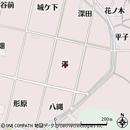 愛知県西尾市吉良町饗庭澤周辺の地図