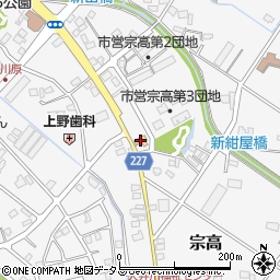 文田商店周辺の地図