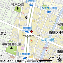姫路信用金庫野田支店周辺の地図