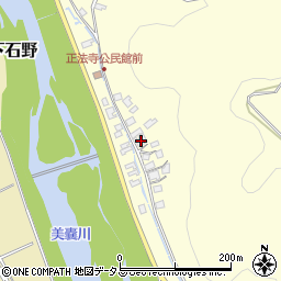 兵庫県三木市別所町正法寺211周辺の地図