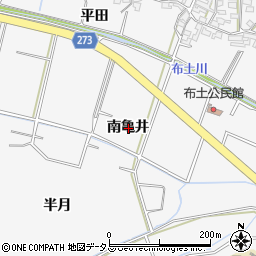 愛知県知多郡美浜町布土南亀井周辺の地図