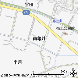 愛知県美浜町（知多郡）布土（南亀井）周辺の地図