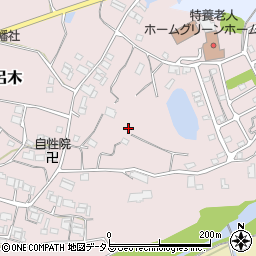 兵庫県三木市与呂木周辺の地図