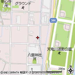 静岡県浜松市浜名区永島488-6周辺の地図