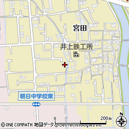 兵庫県姫路市勝原区宮田694周辺の地図