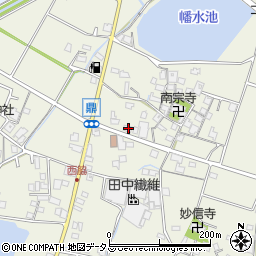 兵庫県加古川市西神吉町鼎129-2周辺の地図