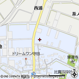 愛知県豊橋市下条東町木戸口周辺の地図