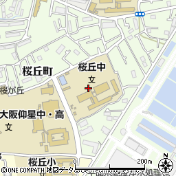 大阪府枚方市桜丘町65周辺の地図