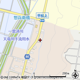 静岡県磐田市平松525-6周辺の地図