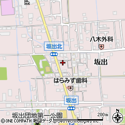 兵庫県姫路市網干区坂出202周辺の地図