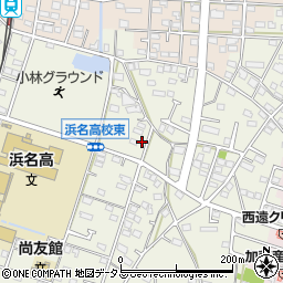 静岡県浜松市浜名区西美薗3009周辺の地図
