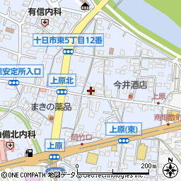 西川香花園周辺の地図
