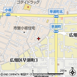 兵庫県姫路市広畑区小坂330-6周辺の地図