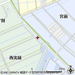愛知県西尾市一色町小薮宮前下周辺の地図