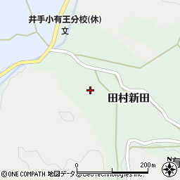 京都府井手町（綴喜郡）田村新田周辺の地図