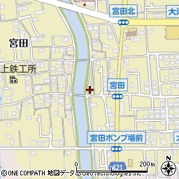 兵庫県姫路市勝原区宮田4周辺の地図