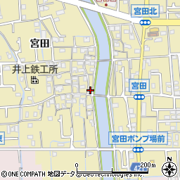 兵庫県姫路市勝原区宮田665周辺の地図
