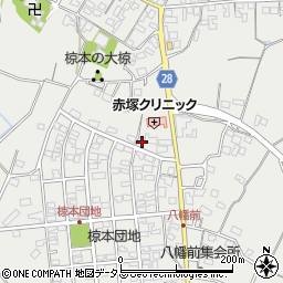 三重県津市芸濃町椋本880-15周辺の地図