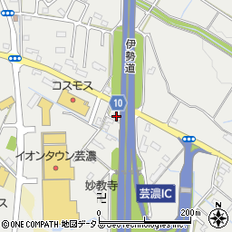 三重県津市芸濃町椋本3097-2周辺の地図