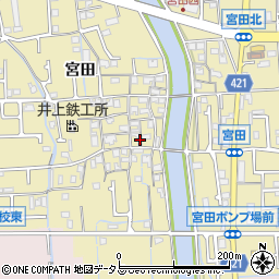 兵庫県姫路市勝原区宮田660周辺の地図