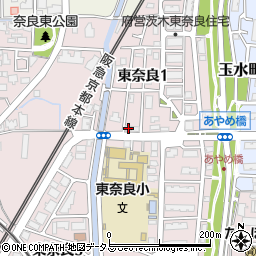 大阪府茨木市東奈良1丁目13-11周辺の地図