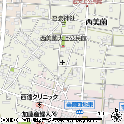 静岡県浜松市浜名区西美薗2195周辺の地図