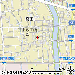 兵庫県姫路市勝原区宮田648周辺の地図