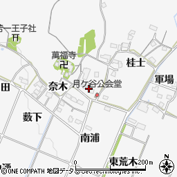 愛知県豊橋市嵩山町奈木周辺の地図