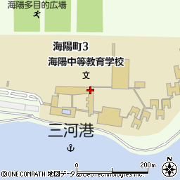 海陽中等教育学校周辺の地図
