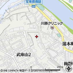 ジークレフ宝塚武庫山周辺の地図