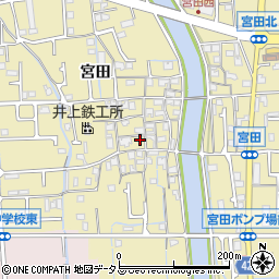 兵庫県姫路市勝原区宮田650-8周辺の地図