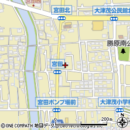兵庫県姫路市勝原区宮田41周辺の地図
