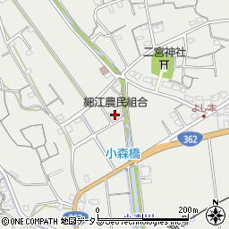 細江農産物供給センター周辺の地図