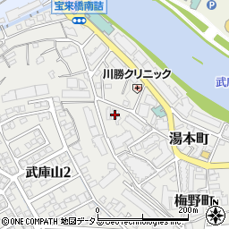 ロータリー宝塚南口周辺の地図