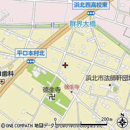 静岡県浜松市浜名区平口488周辺の地図